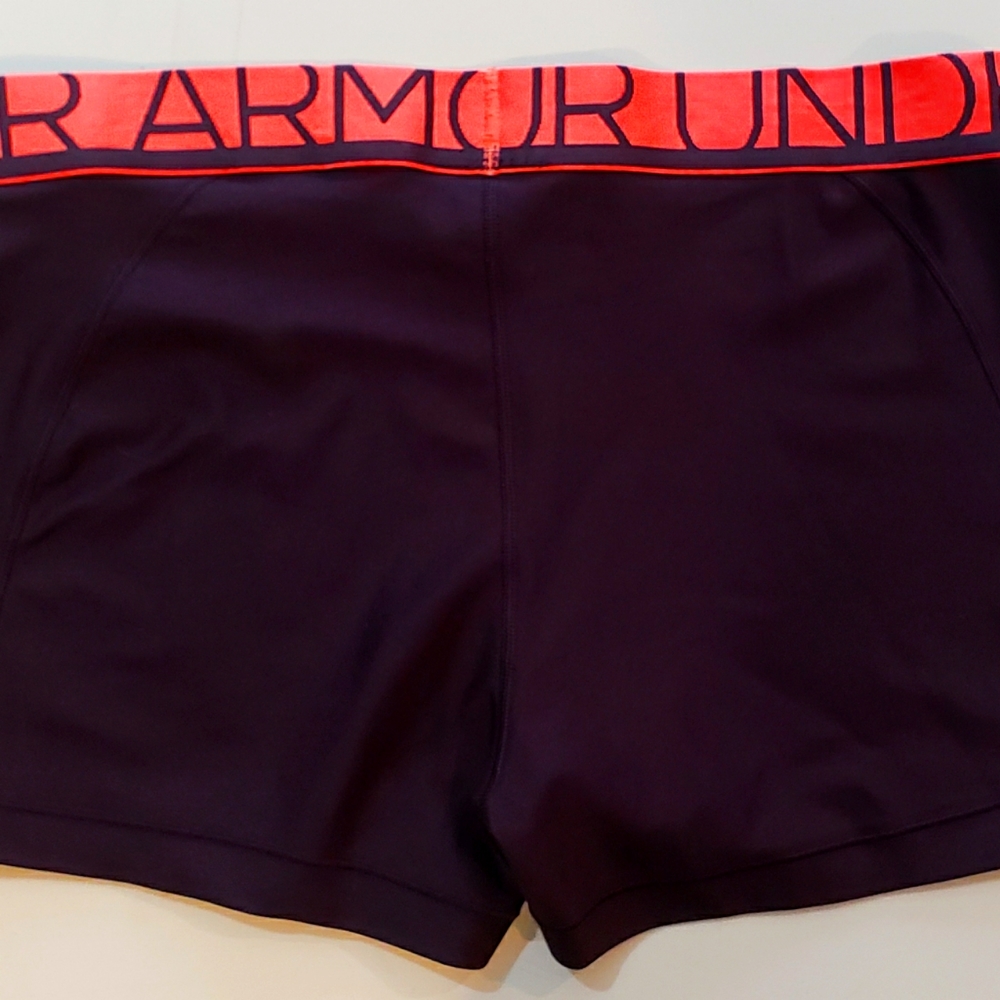 Under Armour running/volleyball shorts. Purple.